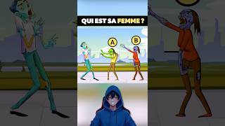 Qui est sa femme  👩 quiz heroquiz animation enigmes shorts tiktok humour [upl. by Bobbie]