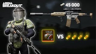 Playing with Polymer M16  Best alternative to Marksman rifles  Arena breakout [upl. by Rennob6]