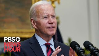 WATCH LIVE Biden gives remarks on administration efforts to support unions and retirees [upl. by Yanttirb]