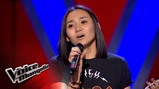 SanchirU  quotBelievequot  Blind Audition  The Voice of Mongolia 2018 [upl. by Anitsej]