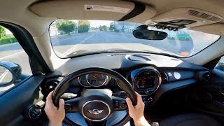 2020 Mini One 5Door POV Test Drive Vilnius Lithuania [upl. by Euqirdor]