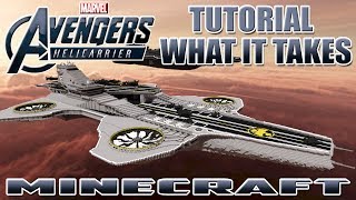 MINECRAFT  AVENGERS SHIELD HELICARRIER TUTORIAL PROGRESS [upl. by Oralia]