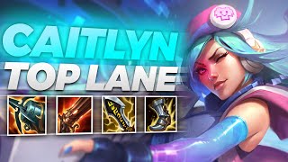 CAITLYN IS THE BEST RANGED TOP INSANE DAMAGE [upl. by Irrabaj]