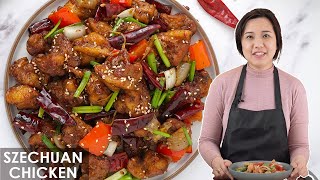 Easy Szechuan Chicken Recipe  Easy amp Simple [upl. by Sherm]