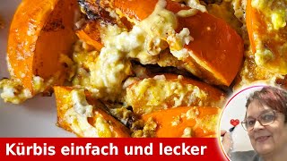 Kürbis gefüllt so easy und lecker  Hokkaido aus der Heißluftfritteuse HLF Rezepte [upl. by Cacilie]