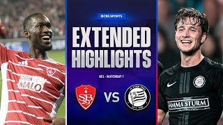 Brest vs Sturm Graz Extended Highlights  UCL League Phase MD 1  CBS Sports Golazo [upl. by Benjie804]