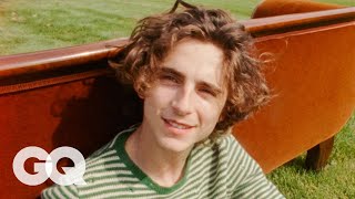 3 Minutes of Timothée Chalamet Wandering Around Woodstock  GQ [upl. by Dodi]