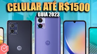 Qual MELHOR CELULAR CUSTO BENEFÍCIO até R1500 para FINAL DO ANO e 2024  5 OPÇÕES boas e baratas [upl. by Rolyat]