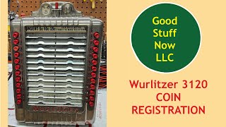 Wurlitzer 3020 Coin Registration [upl. by Georgianne]