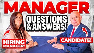 TOP 10 MANAGER INTERVIEW QUESTIONS amp ANSWERS How to PASS a Management Interview [upl. by Thgiled]