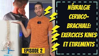 NCB  Névralgie cervicobrachiale exercices kinés et étirement [upl. by Alleoj861]