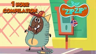 Well cleaned  Zip Zip English  Full Episodes  1H  S1  Cartoons for kids [upl. by Irita]