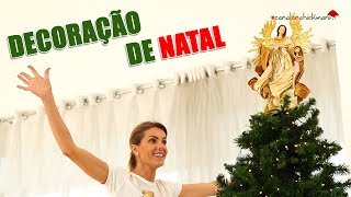 DECORAÇÃO DE NATAL  ANA HICKMANN [upl. by Aisatnaf700]