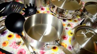 Lagostina stainless steel cooking set [upl. by Lednyk]