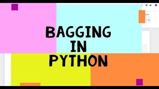 How to implement bootstrap aggregatingbagging in Python [upl. by Yeltneb]