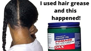 Hair Grease For Low Porosity Type 4 Hair  IT REALLY WORKS [upl. by Meekahs]