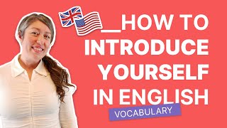 How to Introduce Yourself in English and Quickly [upl. by Laeno]