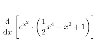 Derivative of ex212x4x21 [upl. by Asin]