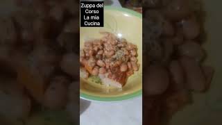 Zuppa del Corso Pane Fagioli olio Sale Pepe Prezzemolo [upl. by Eelir]