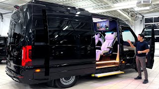 2024 Mercedes Sprinter Short VIP Luxury VAN  Full Review Interior Exterior [upl. by Emyaj173]