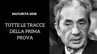 Tracce svolte maturità 2018 prima prova [upl. by Boonie591]