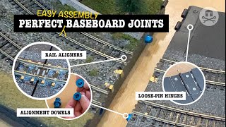 Model railway baseboard joints – how to achieve accurate alignment AND easy assembly [upl. by Anifares669]