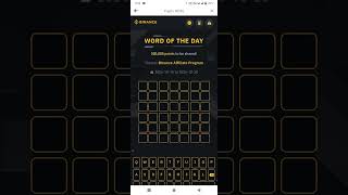 Binance Crypto WODL Answer Today  Word Of The Day  Theme Binance Affiliate Program 19 Oct 2024 [upl. by Modestine]