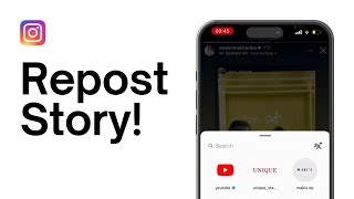 How To Repost Instagram Story [upl. by Bael348]