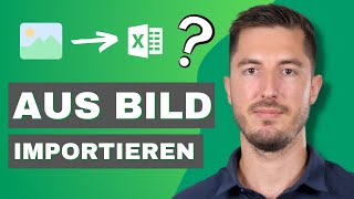 Neue Funktion In Excel Daten aus einem Bild importieren auf Windows und Mac  gut oder schlecht [upl. by Auqkinahs]