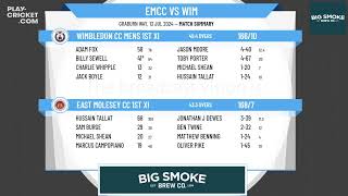 East Molesey CC 1st XI v Wimbledon CC Mens 1st XI [upl. by Rehpotirhc922]