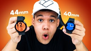 GALAXY WATCH 4 40mm x GALAXY WATCH 4 44mm  COMPARATIVO  SAMSUNG  QUAL VALE MAIS A PENA [upl. by Auqinahs]