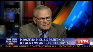 Donald Rumsfeld Russia Has Muslim Problems [upl. by Gyimah]