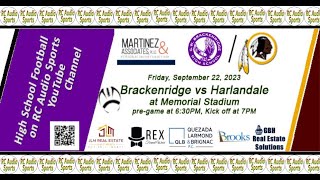 Football Brackenridge vs Harlandale at Memorial Stadium 092223 [upl. by Renraw585]