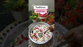 Restaurant style curd rice 🍚 Recipe shorts trending [upl. by Jacobina]