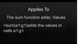 sum function kaise apply kreexcel formulas kaise lgyeexcel m sum formula ka kys use h [upl. by Nahshon]