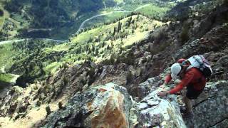 Monte Cristo Exposed crux at end of the Cottonwood Ridge Traverse [upl. by Gruver]