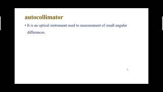 autocollimator in metrology [upl. by Nitsej]