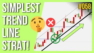 Easy Trendline Strategy MUST WATCH  EP058 [upl. by Yasnyl]