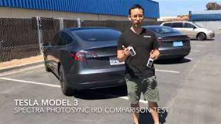 TESLA MODEL 3  Best Window Tint in the World  Spectra Photosync IRD [upl. by Fabri6]