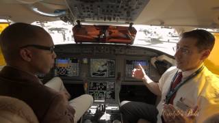 Dassault Falcon 7X Cockpit Demo Talk about fly by wire system and general avionics [upl. by Asen]