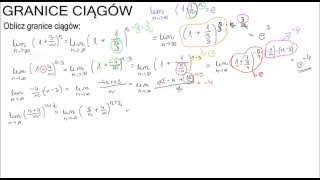 Granice 5 ciągi zbieżne do liczby e [upl. by Donohue]