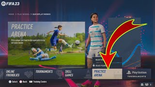 How To Find Practice Arena in FIFA 23 How to open Practice Arena in FIFA 23 [upl. by Ja]