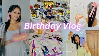 MY BIRTHDAY VLOG 🎀🎂 මගේ දවස  Solo Outing Indoor Birthday Picnic🍱 Birthday treat birthday vlog [upl. by Cordelia]