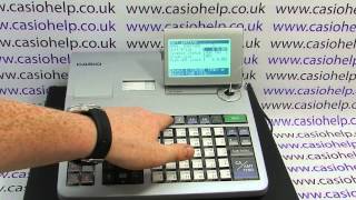 Casio SES3000  PCRT2100 Programming Instructions How To Program Sales Departments [upl. by Anot]