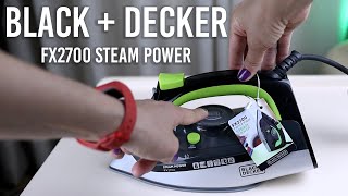 Unbox Black  Decker Iron Steam Power FX2700 [upl. by Nered]