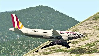 😱A320 How The Accident Happened Germanwings Flight 9525 France Alps  Crash Animation [upl. by Otir]