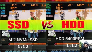 SSD vs HDD  FPS Comparison amp Game Boot Speed Comparison  Which is Better for Gaming ❓❔❓❔ [upl. by Syah650]