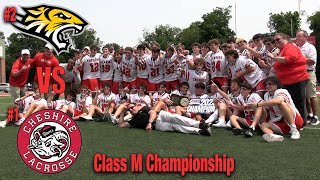 CHESHIRE STATE CHAMPS 2 Daniel Hand vs 1 Cheshire  Class M Championship Boys Lacrosse Highlights [upl. by Sherrill]