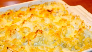 Cauliflower Mac n Cheese  Macaroni amp Cheese w Cauliflower  Keto Mac N Cheese  Recipe  167 [upl. by Aicilas]