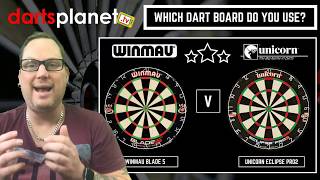 WINMAU V UNICORN DARTBOARD DEBATE  WHICH DO YOU THINK IS BEST  THE WINMAU OR UNICORN DARTBOARD [upl. by Donald]